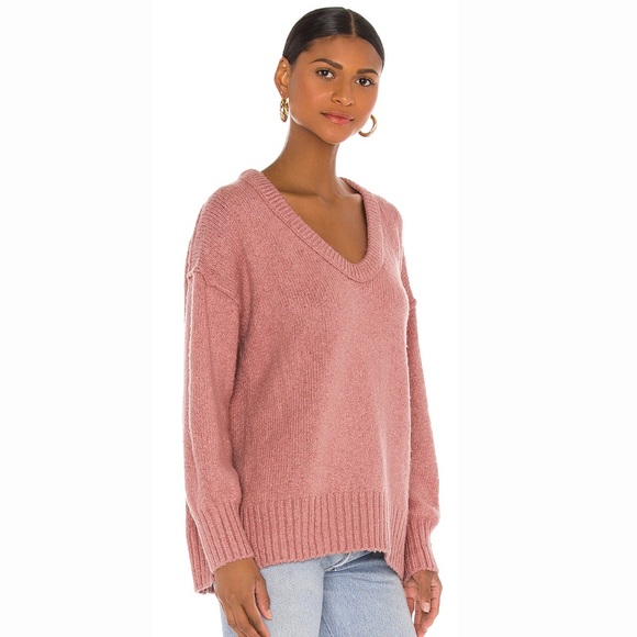 Free People Brookside Tunic Sweater in Pink - Picture 2 of 7